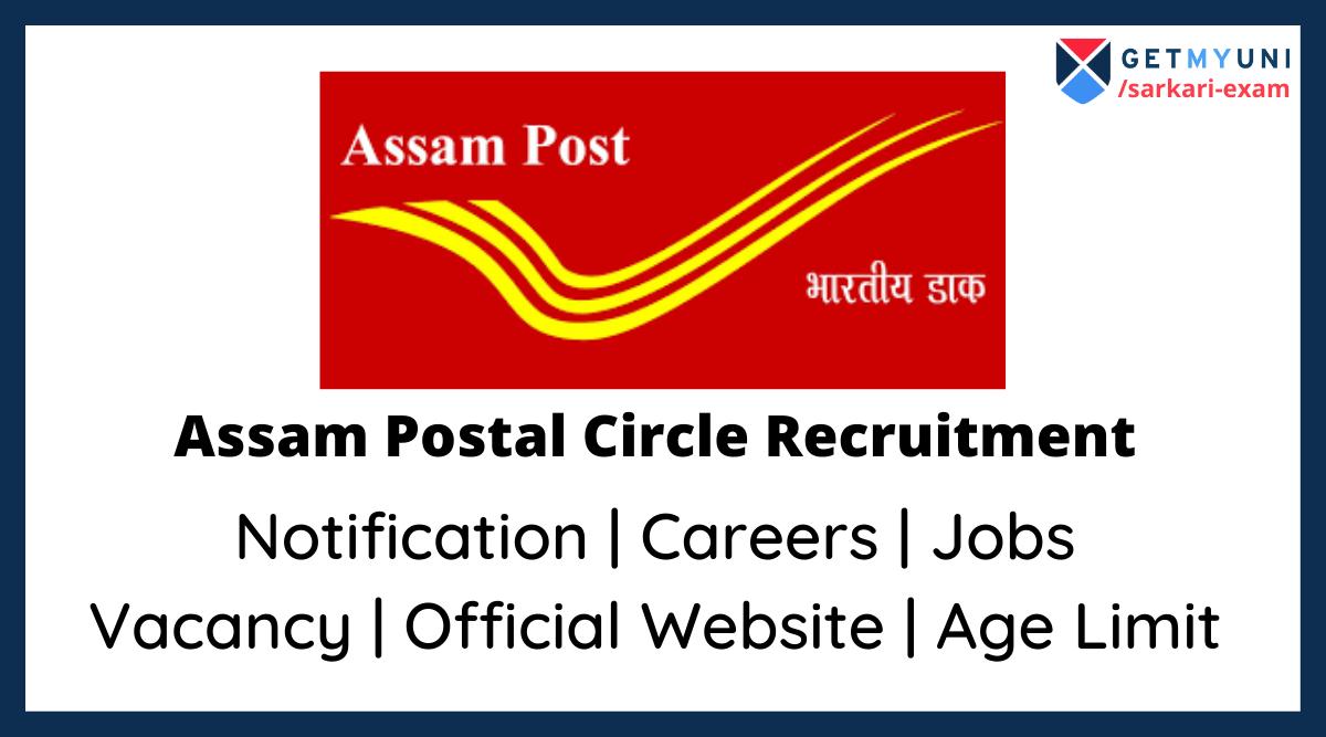 Assam Postal Circle Recruitment Apply Online Jobs Date