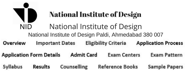 Nid 2020 Admit Card Released Pattern Syllabus Result