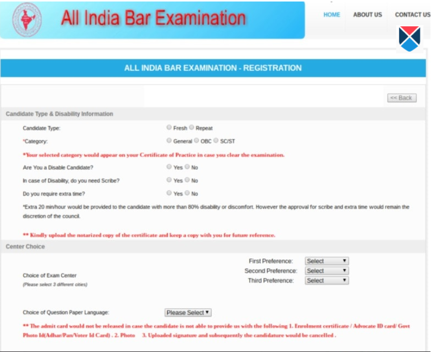 AIBE Application Form 2021 Last date (Jun 15), Fees, Corrections