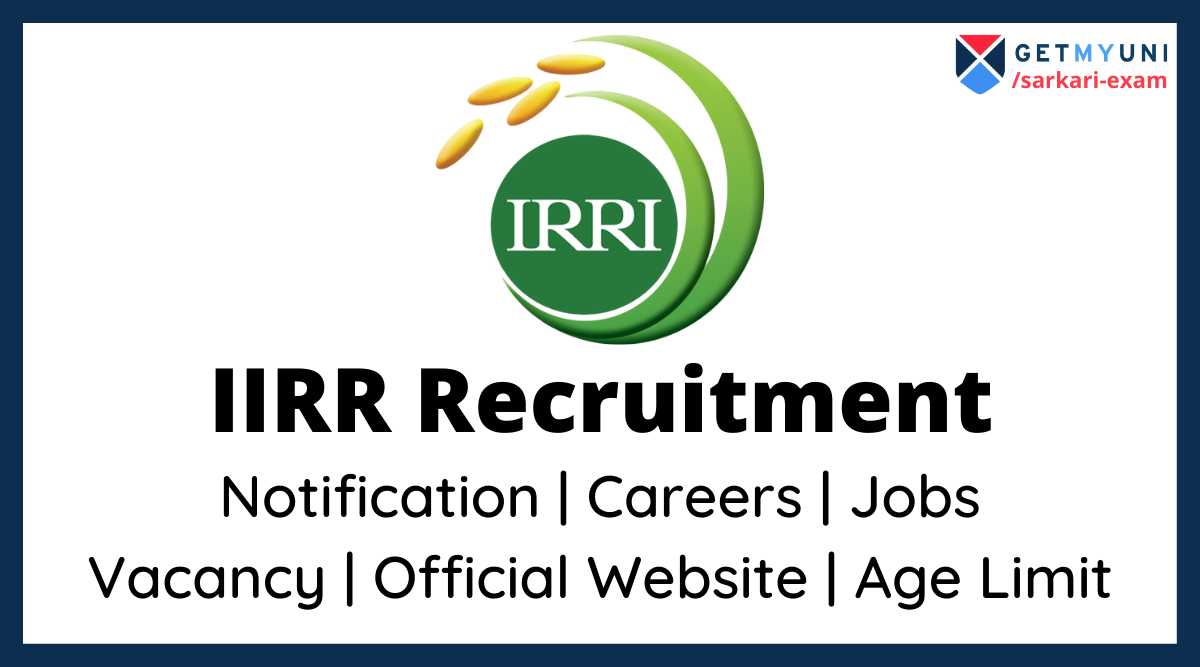 ICAR IIRR Recruitment 2022: Application Form, Date, Full Form