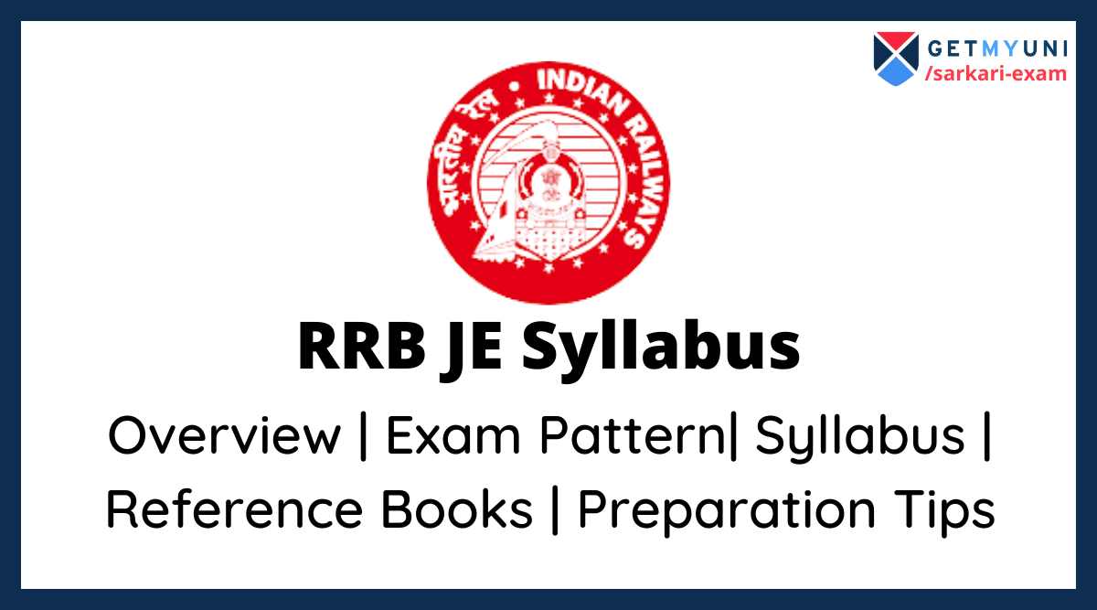 RRB JE Syllabus 2022 For CBT 1 & 2: Download PDF Now