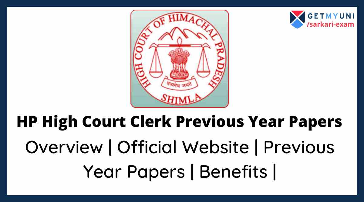 HP High Court Clerk Previous Papers 2022 - Download PDF Now